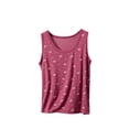 thumbnail image 2 of Favoffer Women's Pullover Tank Top Round Neck Sleeveless Bow Print Modal Breathable Stretch Casual Layering Daily Outerwear Summer Blouse, 2 of 5