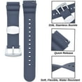 thumbnail image 3 of 18MM Silicone Replacement Watch Band for Men/Women Sport Watch Grey, 3 of 6