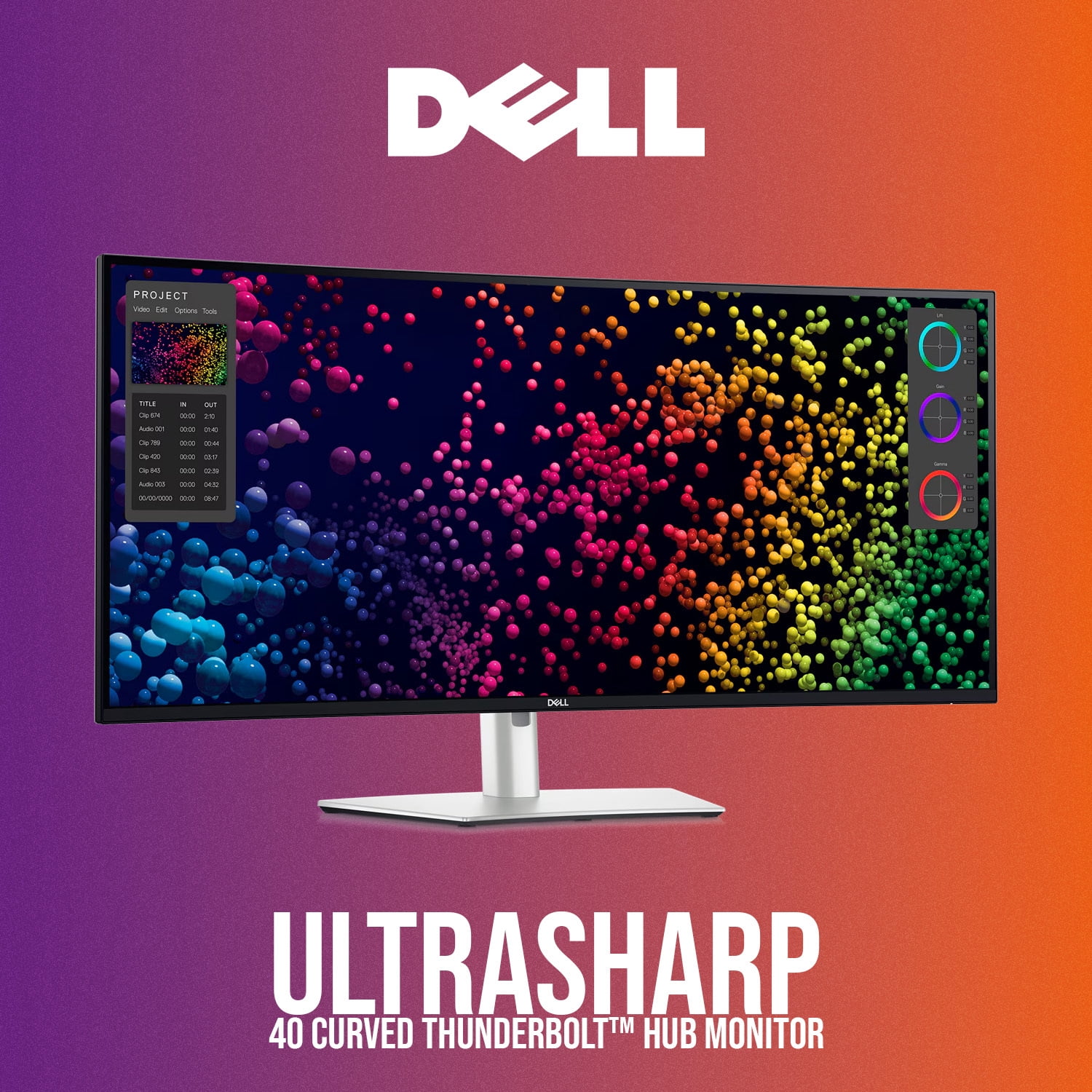 Dell UltraSharp U4025QW 40-Inch Curved Thunderbolt Hub Monitor Bundle with 4-Port USB 3.0 Hub, 8-Feet HDMI Cable, Screen Cleaner, and Extended Mouse Pad (5 Items)