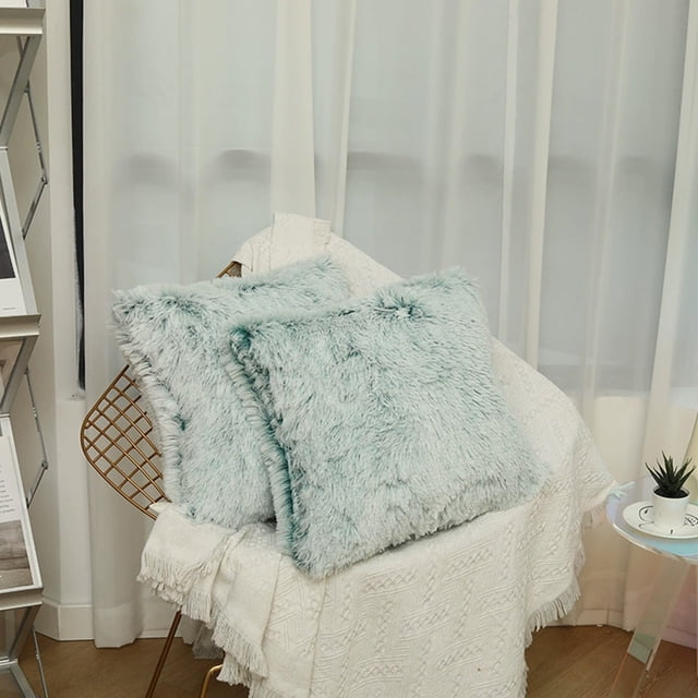 pstuiky Fundas de cojín a cuadros, cojines decorativos de 45x45 cm, ideales para primavera y verano. Perfectos para sofá, sillón y silla de porche. Color verde.