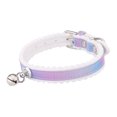 thumbnail image 1 of 1 Pc Adjustable Dog Traction Collar Creative Bell Pet Neck Ring Practical Puppy Collar Fashion Cat Collar (Gradient Color), 1 of 7