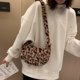 thumbnail image 4 of Bolso bandolera con estampado de leopardo a la moda para mujer, bolso de felpa para otoño e invierno (rosa) Tmvgtek Para estrenar, 4 of 9