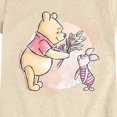 thumbnail image 3 of Winnie the Pooh - Flower Gift - Youth Girls Fitted Short Sleeve T-Shirt, 3 of 5