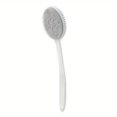 thumbnail image 1 of Silicone Back Scrubber For Shower Bath Body Brush With Long Handle Reversible Bath Brush For Shower Exfoliation And Massage Produces Rich Foam Long Handle Back Scrubber For Men And Women, 1 of 5