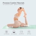 thumbnail image 4 of Extra Thick 12mm Non-Slip Exercise Mat for Yoga Pilates and Floor Workouts with 3D Surface Cushioning Green, 4 of 6