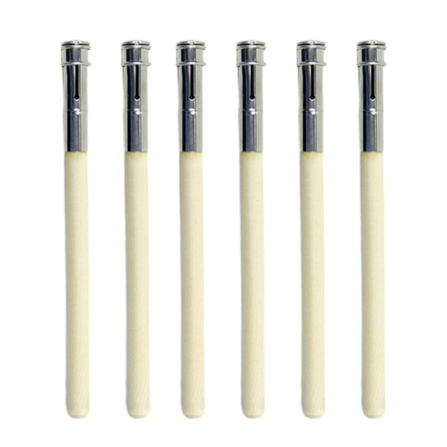6Pcs Wood Single-head Pencil Extender Drawing Art Drawing Pen Extender for Students Officer Teachers