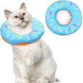 thumbnail image 1 of Collier de Récupération pour Chat Réglable, Collier Protecteur Doux pour Chat, Collier Cône Mignon et Confortable pour Chat et Chiot, Petites Races Chien (Taille P), 1 of 7