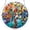 Tree of Luminous Leaves, variant on 83 Pieces Acrylic Puzzles Suncatcher Window Hanging, 6.7 Inch Acrylic Jigsaw Puzzle Suncatcher, Acrylic Puzzles Garden Decoration for Birthday Mothers Day Gift Home Decor (Dawn Inside a Cave)