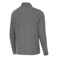 thumbnail image 3 of Men's Antigua Heather Charcoal Georgia Bulldogs Subtle Quarter-Zip Top, 3 of 3