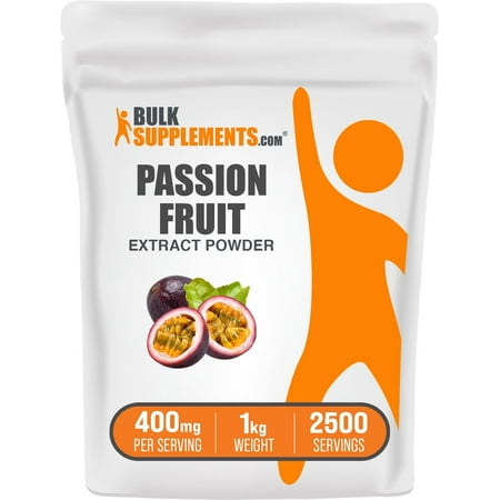 BulkSupplements Passion Fruit Extract Powder - 400mg per Serving - 1 Kilogram (2.2 lbs) - 2500 Servings