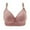 Pink, variant on Erwazi Womens Wireless Full-Coverage Bra Comfortable Wirefree Push Up Bra Daily Underwear