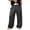 Dark Gray, variant on Men's Herringbone Pinstripe Casual Pants Wide Leg Baggy Trousers Elastic Waist Lounge Pants with Pockets for Daily Wear Fall, Gray, L