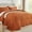 Burnt Orange, variant on Burnt Orange Oversized King Quilt 120"x120" - California King Bedspread Reversible, Lightweight Summer Soft Microfiber Bed Coverlet Super King Bedding (1 Cal King Quilt, 2 Pillow Shams)