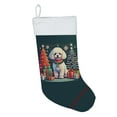 thumbnail image 2 of White Toy Poodle Christmas Christmas Stocking 13.5 in x 18 in, 2 of 3