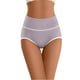 thumbnail image 2 of HongQid Women's High Waisted Underwear Soft Breathable Panties Stretch Briefs Ladies Panties, 2 of 5