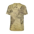 thumbnail image 2 of Daiia Vintage World Map Mens Baseball Jersey Button Down Shirts Short Sleeve Sports Uniforms-XX-Large, 2 of 9