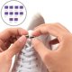 thumbnail image 5 of Sin cordones para adultos y , cordones elásticos para s para , patillas de repuesto, cordones universales con hebillas de cápsula de Púrpura Baoblaze Cordones elásticos sin lazo, 5 of 8