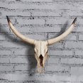 thumbnail image 6 of Long Horned RAM Decor Skull Halloween Decoration Wall Decor Skull Decor Longhorn Skull Figurines Crafts Head For Holiday Bedroom B 50x45x9.5cm, 6 of 8