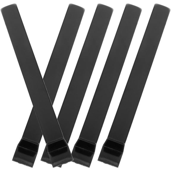 GAXIRE 5-Pack Black Replacement Keyboard Keys Plastic Parts for Piano Repair and Musician Instrument Maintenance