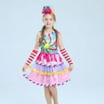 thumbnail image 2 of Girls Candy Costume Princess Dress Halloween Birthday Cosplay Dress up, 2 of 7