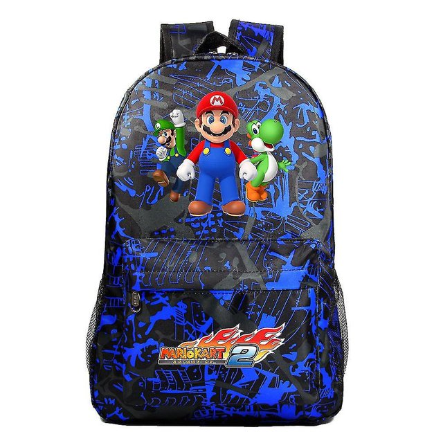 Mochila Super Mario - Mochila Escolar De Gran Capacidad Para Adolescentes - Viajes De Ocio Para Hombres Y Mujeres Para Niños