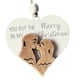 thumbnail image 1 of Letrero de amor de madera rústica, adorno para parejas, letrero decorativo de madera en forma de corazón para novio, novia, esposa, mesa de cocina , Estilo B, 1 of 8