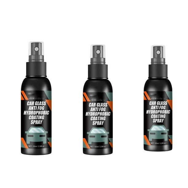 Recubrimiento hidrofóbico para vidrios, agente impermeabilizante para vidrios de automóviles, recubrimiento para vidrios en aerosol de 100 ml.
