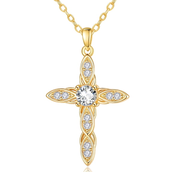 Gold Cross Necklace for Women Womens Cross Necklace