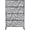 Leaf, variant on QinaQin 1PC Metal Privacy Screen Outdoor,Freestanding Decorative Room Divider with Rust-Resistant Powder Coating,Black Stripe 1
