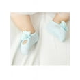 thumbnail image 2 of Topumt 3pair Newborn Baby Girl Toddler Lace Frilly Bow Ankle Anti Slip Socks 0-3T, 2 of 5