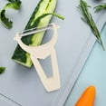 thumbnail image 5 of Todaioua Stainless Steel Peeler Potato Peeler Fruit Vegetable Peeler Kitchen Tool with Comfort Grip Handle for Efficient Peeling and Shaping, Easy to Clean, 5 of 6