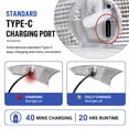 thumbnail image 4 of Radetop Wheel LED Spoke Lights, 2 Pack, USB Rechargeable, 14-29 Inch Bicycle, 4 of 7