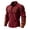 Wine, variant on Men's Western Leather Shirts Jacket Suede Fringe Shirts | Long Sleeve Button Down Suede Shirts Slim Fit Fringe Coat Top for Cowboy Music Festivals Themed Parties Daily Wear