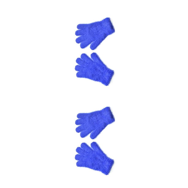 Minnieouse 1 par de guantes para niños pequeños para niños pequeños con color simple azul cielo Cielo azul 2piezas Minnieouse CBP205267
