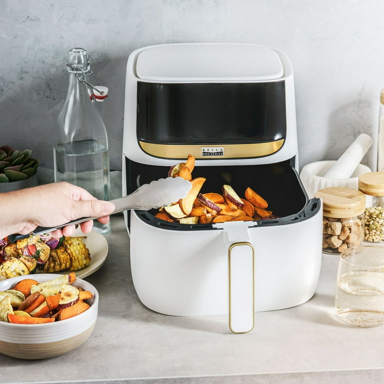 Bella Pro Series - 6-qt. Digital Air Fryer with Stainless Finish - SS (bb)