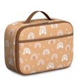 thumbnail image 1 of Tribal Antique Pattern Lunch Bag – Rustic Style Geometric Thermal Bento for Style-Conscious, 1 of 6