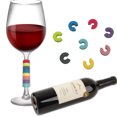 thumbnail image 2 of Etiquetas con ventosas JM Gel de sílice 16 círculos para vino tinto, 2 of 5