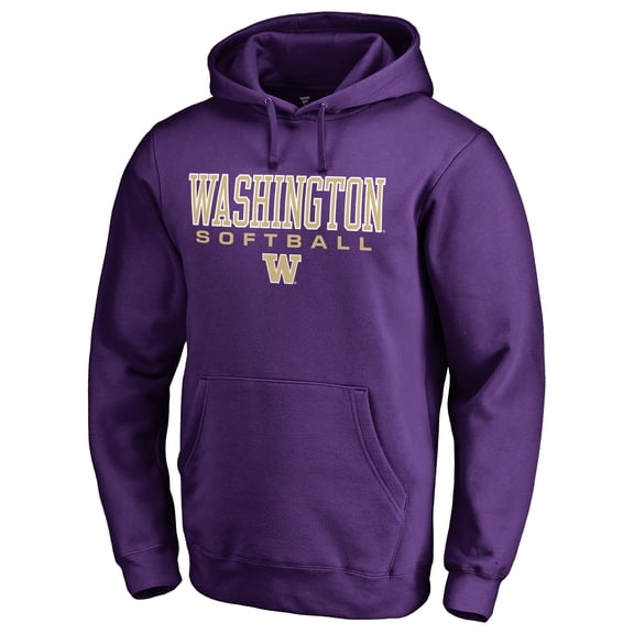 Men's Purple Washington Huskies Team Unity Softball Pullover Hoodie