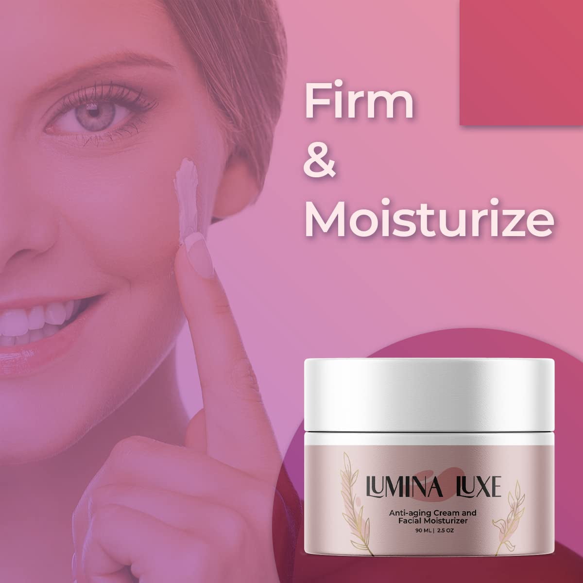 Lumina Luxe Anti-Aging Face Cream - Moisturizer with Retinol
