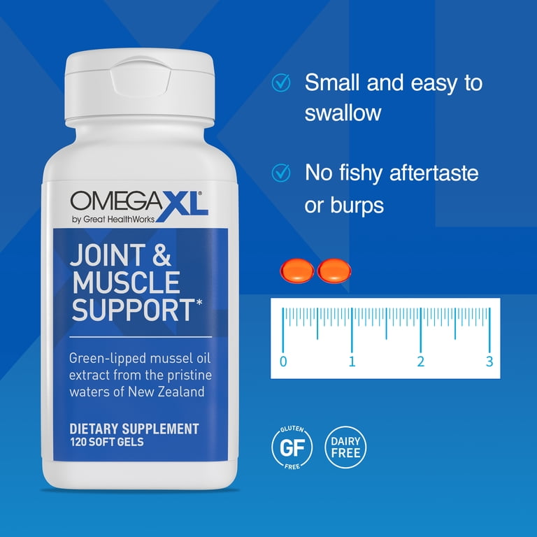Free Shipping! OmegaXL Green-Lipped Mussel Oil Supplement 60