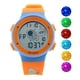 thumbnail image 1 of Reloj Cronógrafo Para Niños Con Retroiluminación LED Colorida, Resistente Al Agua Hasta 50M, Calendario, Alarma, Correa De TPU, Reloj 12 24 H Para Niños Y Niñas, 1 of 7