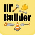 thumbnail image 4 of Inktastic Lil Builder Future Construction Worker Boys or Girls Baby Bib, 4 of 4