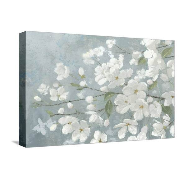 Art.com Spring Beautiful Gray Stretched Canvas Print Wall Art by James Wiens, 18" x 12"