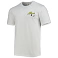 thumbnail image 2 of Men's White Miami Hurricanes Miami Vice Est. Comfort Color T-Shirt, 2 of 3