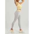 thumbnail image 4 of Women's 2 Piece Color Block Workout Set, Sports Bra and High Waist Leggings, Yoga Gym Pilates Outfit, 4 of 6