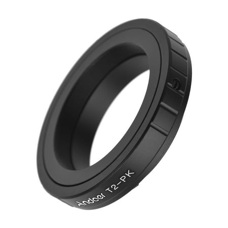 Image of T2-PK Metal Lens Mount Adapter Ring T/T2 Mount Lens Adapter Replacement for Pentax K-70/K-50/K-30/K-500/K-1/K-3/K-3 II/K-5 IIs/K-5 II/K-5/K-7 K-Mount Cameras