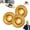 3PCS Circular Arc, variant on Tungsten Carbide Cutting Wheel, Heavy Duty Wood Carving Disc Set for Angle Grinder, Tungsten Carbide Grinding Wheel for Sanding Shaping Polishing (3PCS Flat Surface)