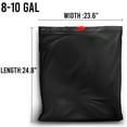 thumbnail image 4 of BEIDOU-PAC 8-10 Gallon Trash Bags Drawstring, 60 Count, Black & Unscented Medium Garbage Can Liners, 4 of 6