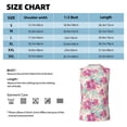 thumbnail image 6 of Kdxio Purple Watercolor Flowers for Men's Muscle T-shirt,Sleeveless for Workout Running Athletic Gym Lounge Casual, 6 of 7