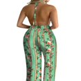 thumbnail image 4 of Combinaison à Imprimé Floral pour Femmes Casual Confortable Été Sans Manches, 4 of 5